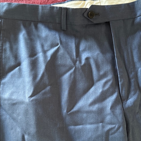 💰SALE NWT Brooks Brothers Dark Blue Madison Fit Pants - Picture 4 of 7